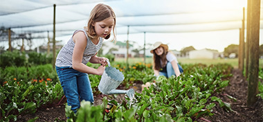 Mother and daughter growing their farm