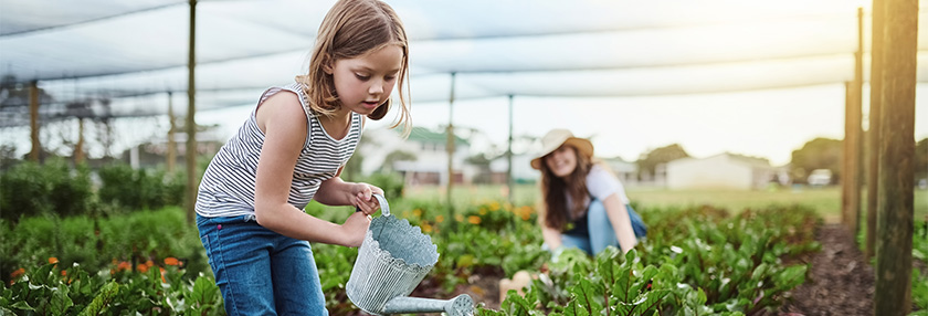 Mother and daughter growing their farm