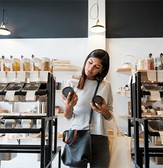 woman in shop