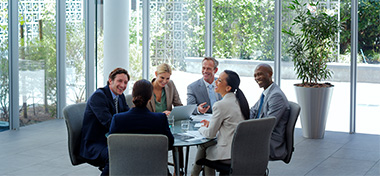 Business owners meeting