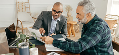 Financial planning with a financial adviser