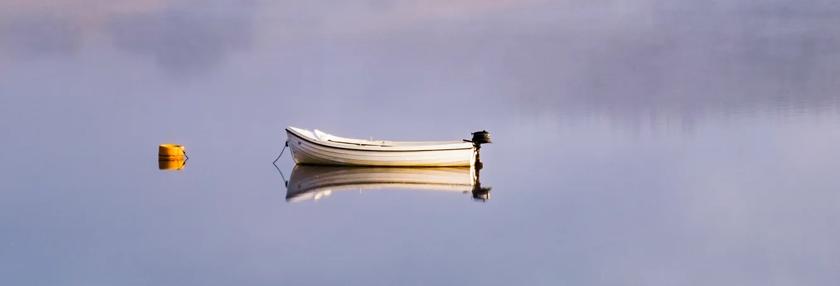 Boat on still waters