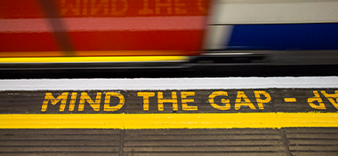 Mind the gap on the tube