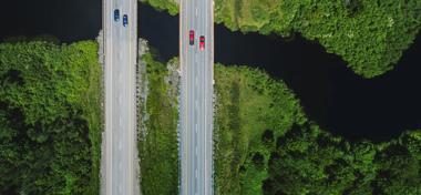 cars in lanes