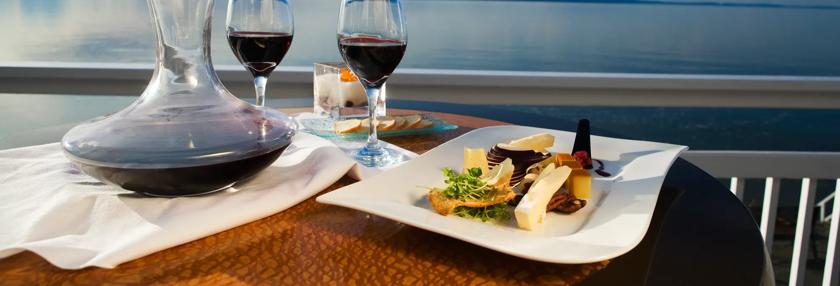 Dining over the water