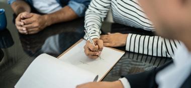 Writing paperwork