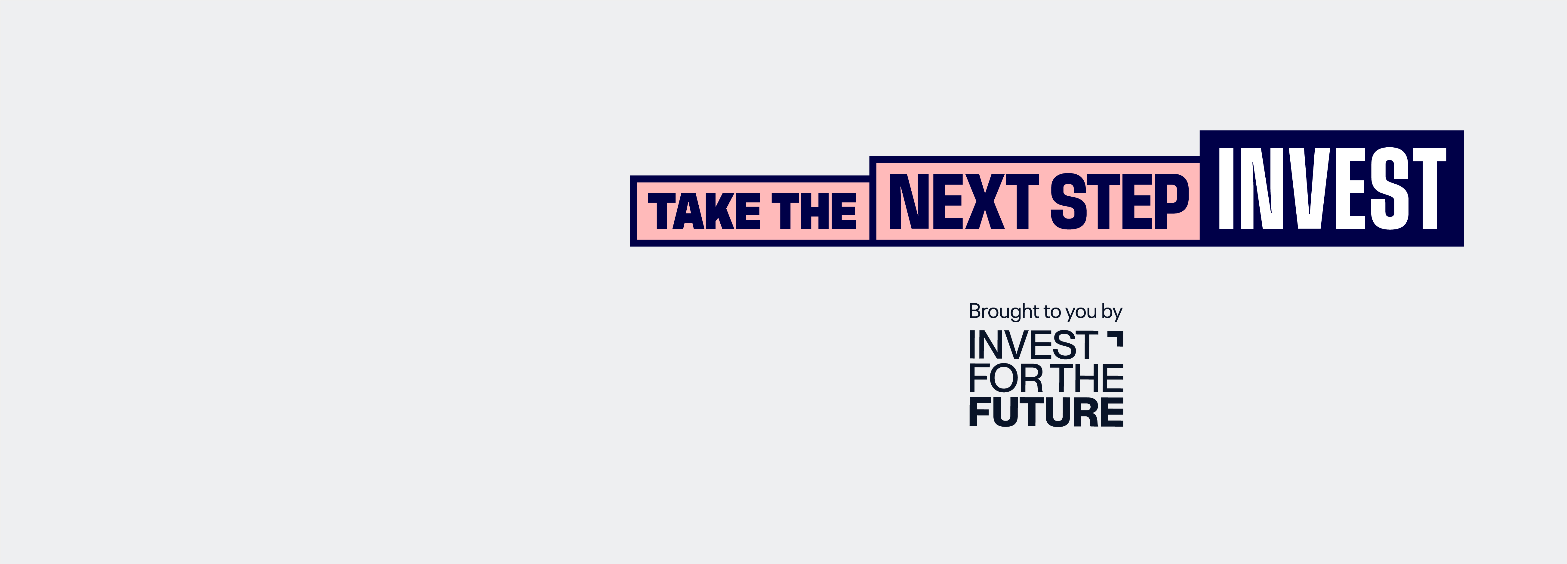 Investing for the future banner
