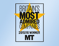 BRITAINS'S MOST ADMIRED COMPANIES 2015/16 WINNER MT