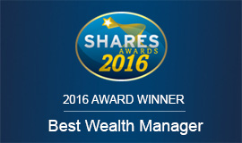 SHARES AWARDS 2016 - 2016 AWARD WINNER - BEST WEALTH MANAGER