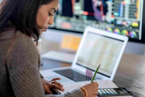 Woman working